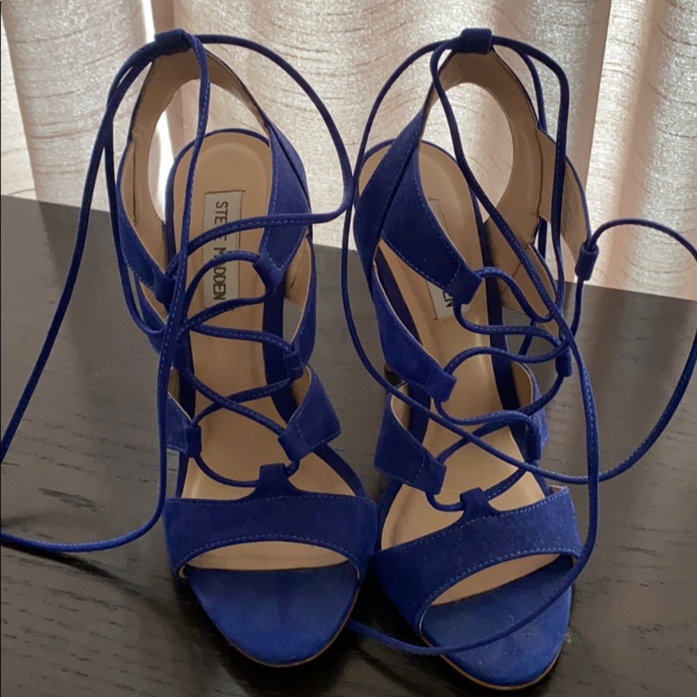 Blue heels
